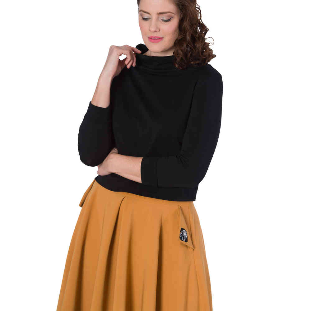 Dancing Days - KATY Longsleeve top - Zwart